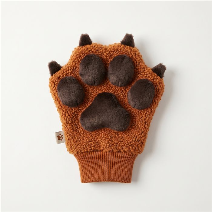 Rusty the Fox plush paw bath mitt
